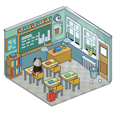 calico, in class
