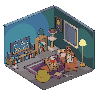 beagle, relaxing